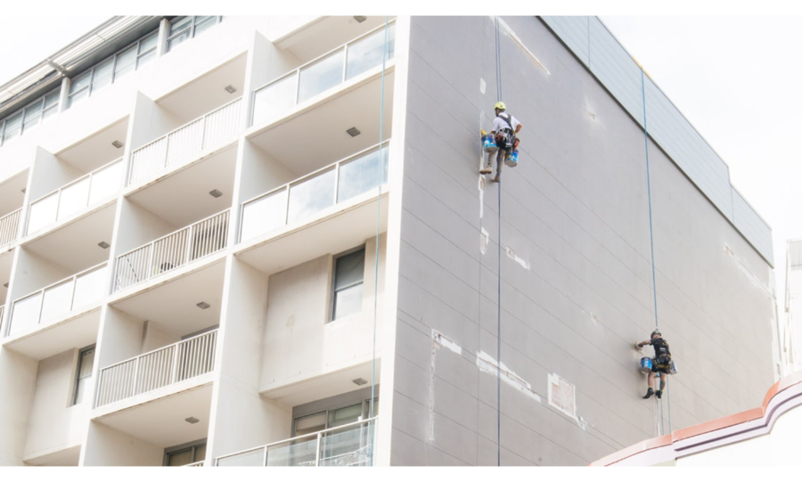 Commercial building painting