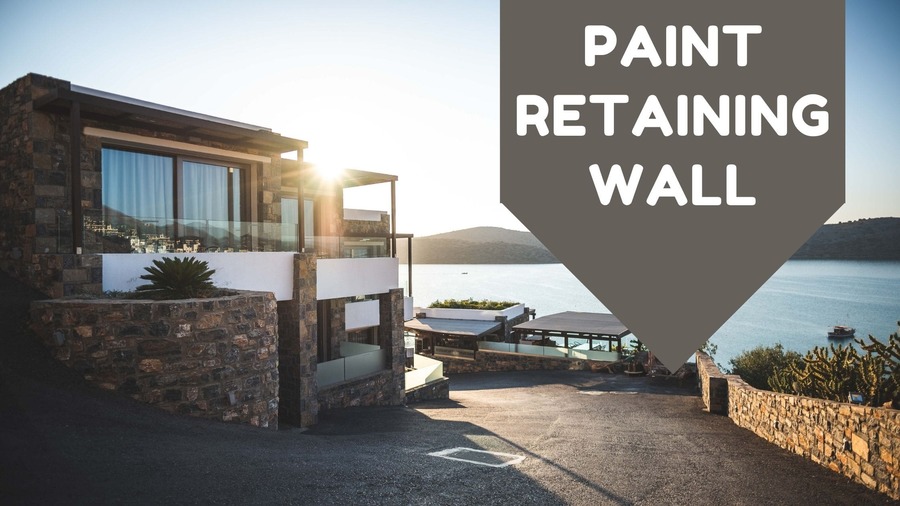 How to Paint Retaining Wall